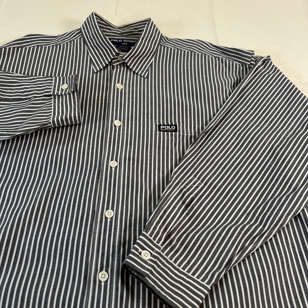 Ralph Lauren Polo Sport Bennet Men's Shirt,Button Up,L/S,SZ: XL, 100% Cotton - Picture 3 of 6